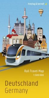 Produktbild: freytag & berndt Rail Travel Map Deutschland 1:500.000