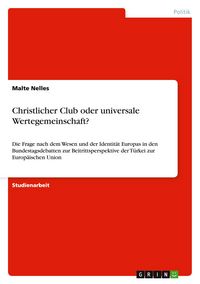 Produktbild: Christlicher Club oder universale Wertegemeinschaft?