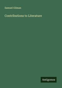 Produktbild: Contributions to Literature
