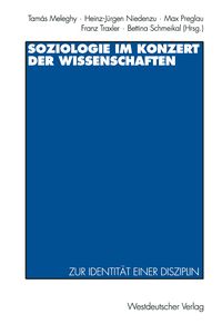 Produktbild: Soziologie im Konzert der Wissenschaften