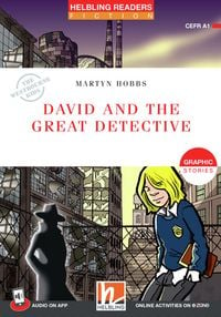 Helbling Readers Red Series, Level 1 / David and the Great Detective, mit Audio App + e-zone