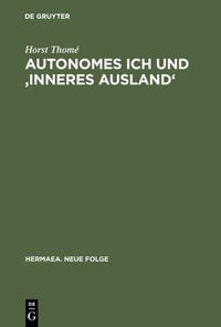 Produktbild: Autonomes Ich und 'Inneres Ausland'