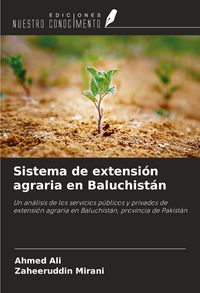 Produktbild: Sistema de extensi&oacute;n agraria en Baluchist&aacute;n