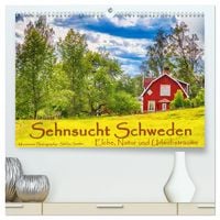 Produktbild: Sehnsucht Schweden - Elche, Natur und Urlaubstr&auml;ume (hochwertiger Premium Wandkalender 2027 DIN A2 quer), Kunstdruck in Hochglanz