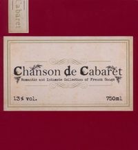 Produktbild: Various: Chanson De Cabaret