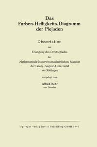 Produktbild: Das Farben-Helligkeits-Diagramm der Plejaden