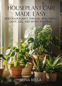Produktbild: Houseplant Care Made Easy: Keep Your Plants Thriving with Simple Light, Soil, and Water Routines