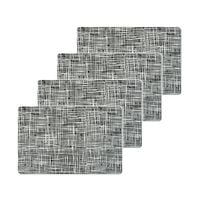 Bild vom Artikel HTI-Living Platzset 4er Set Schwarz Kunststoff vom Autor 