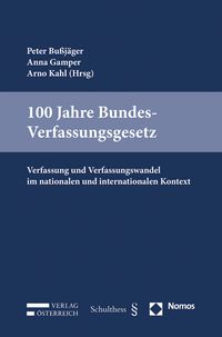 Produktbild: 100 Jahre Bundesverfassungsgesetz