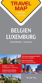 Bild vom Artikel KUNTH TRAVELMAP Belgien, Luxemburg 1:300.000 vom Autor 