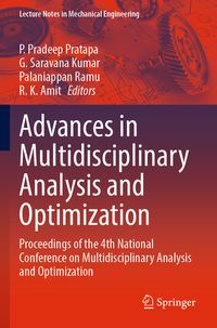 Produktbild: Advances in Multidisciplinary Analysis and Optimization