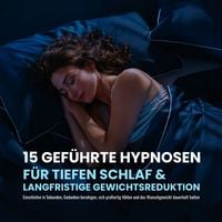 Produktbild: 15 gef&uuml;hrte Hypnosen f&uuml;r tiefen Schlaf & Gewichtsreduktion