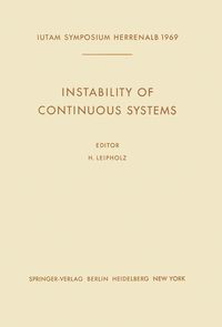 Produktbild: Instability of Continuous Systems