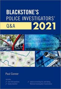 Produktbild: Connor, P: Blackstone's Police Investigators' Q&A 2021