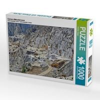 Produktbild: CALVENDO Puzzle Carrara Abbauterrasse 1000 Teile Puzzle quer | 1000 Teile Lege-Gr&ouml;&szlig;e 64 &times; 48 cm Foto-Puzzle f&uuml;r gl&uuml;ckliche Stunden