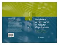 Produktbild: New Forms of Governance in Research Organizations