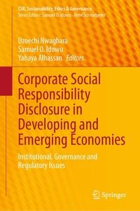 Produktbild: Corporate Social Responsibility Disclosure in Developing and Emerging Economies