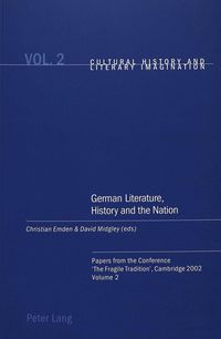 Produktbild: German Literature, History and the Nation