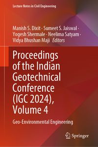 Produktbild: Proceedings of the Indian Geotechnical Conference (IGC 2024), Volume 4