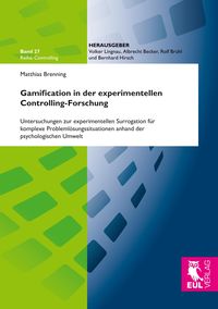 Bild vom Artikel Gamification in der experimentellen Controlling-Forschung vom Autor Matthias Brenning