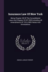 Produktbild: Insurance Law Of New York