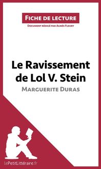 Produktbild: Le Ravissement de Lol V. Stein de Marguerite Duras (Fiche de lecture)