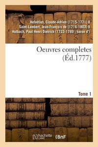 Produktbild: Oeuvres completes. Tome 1