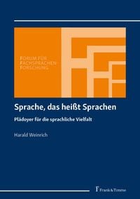 Produktbild: Sprache, das hei&szlig;t Sprachen