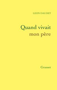 Produktbild: Quand vivait mon p&egrave;re