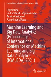 Produktbild: Machine Learning and Big Data Analytics (Proceedings of International Conference on Machine Learning and Big Data Analytics (ICMLBDA) 2021)