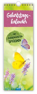 Produktbild: Tr&ouml;tsch Wandkalender Geburtstagskalender mit ausgew&auml;hlten Spr&uuml;chen