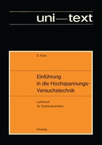 Produktbild: Einf&uuml;hrung in die Hochspannungs-Versuchstechnik