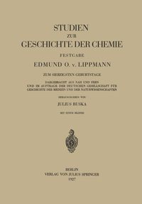 Produktbild: Studien zur Geschichte der Chemie Festgabe