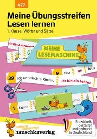 Produktbild: Meine &Uuml;bungsstreifen Lesen lernen &ndash; 1. Klasse: W&ouml;rter und S&auml;tze