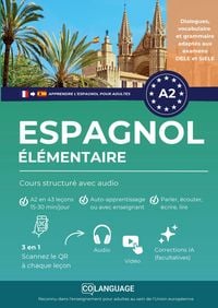 Produktbild: Apprendre l'espagnol A2 &eacute;l&eacute;mentaire: Cours structur&eacute; avec audio