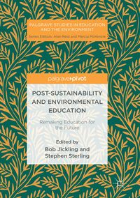Produktbild: Post-Sustainability and Environmental Education
