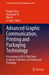Produktbild: Advanced Graphic Communication, Printing and Packaging Technology