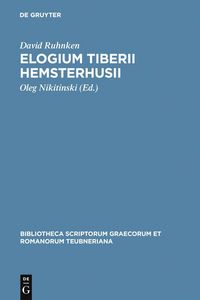Produktbild: Elogium Tiberii Hemsterhusii