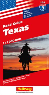 Produktbild: Hallwag Strassenkarte USA, Texas 1:1 Mio.