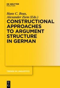 Produktbild: Constructional Approaches to Syntactic Structures in German