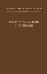 Produktbild: Das Makromolek&uuml;l in L&ouml;sungen