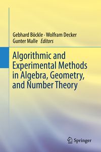 Produktbild: Algorithmic and Experimental Methods in Algebra, Geometry, and Number Theory