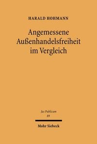 Produktbild: Angemessene Au&szlig;enhandelsfreiheit im Vergleich