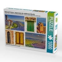 Produktbild: CALVENDO Puzzle Sehnsucht Toskana - Impressionen des mediterranen Baustils | 1000 Teile Lege-Gr&ouml;&szlig;e 64x48cm Foto-Puzzle f&uuml;r gl&uuml;ckliche Stunden
