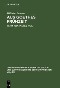 Produktbild: Aus Goethes Fr&uuml;hzeit