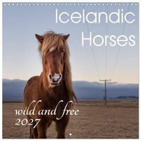 Produktbild: Icelandic Horses - wild and free (Wall Calendar 2027 12 &times; 12 Inch) CALVENDO 12 Month Wall Calendar