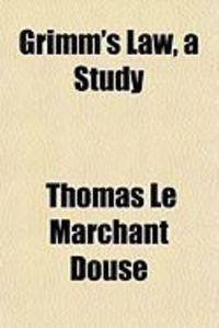 Produktbild: Grimm's Law, a Study