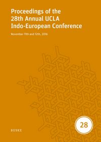 Produktbild: Proceedings of the 28th Annual UCLA Indo-European Conference