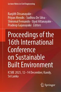 Produktbild: Proceedings of the 16th International Conference on Sustainable Built Environment