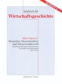 Produktbild: Steuerlast, Steuerinzidenz und Steuerwettbewerb